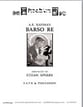 Barso Re SATB choral sheet music cover